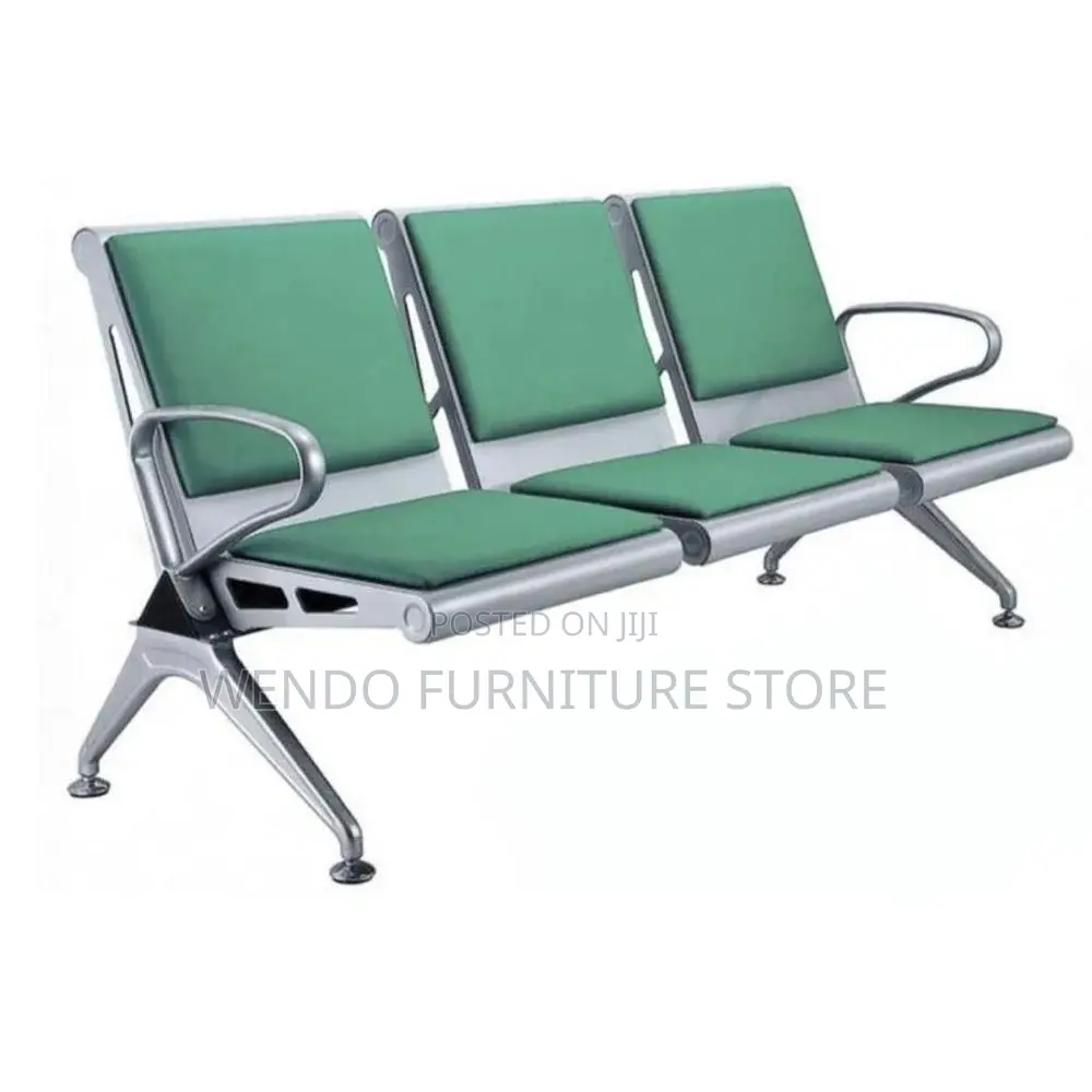 Office Bench; Three Seaters Reception Office Modern Bench