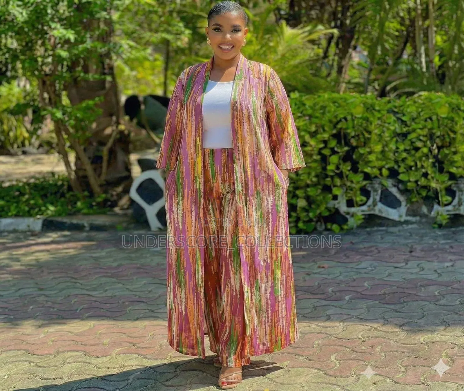 Holiday Mode Ladies Easy Wear Palazzo Pants Set
