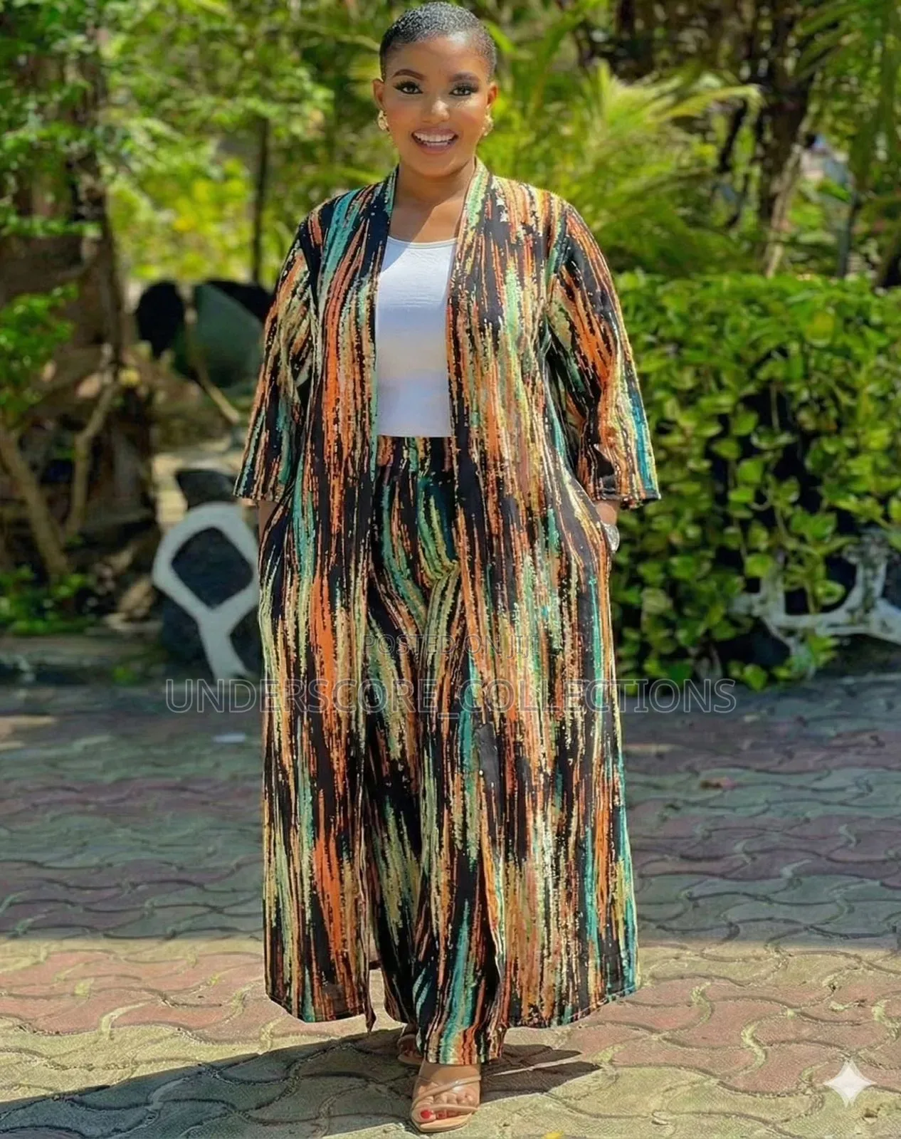 Holiday Mode Ladies Easy Wear Palazzo Pants Set