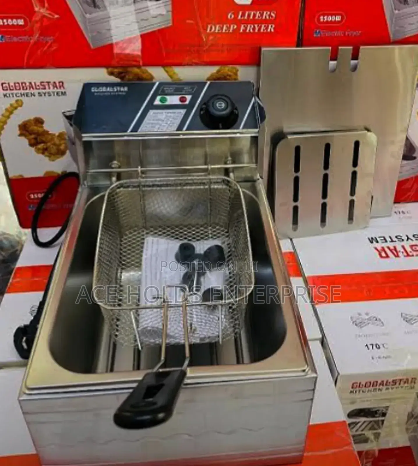 2500watts - Globalstar Single 6 Litres Deep Fryer