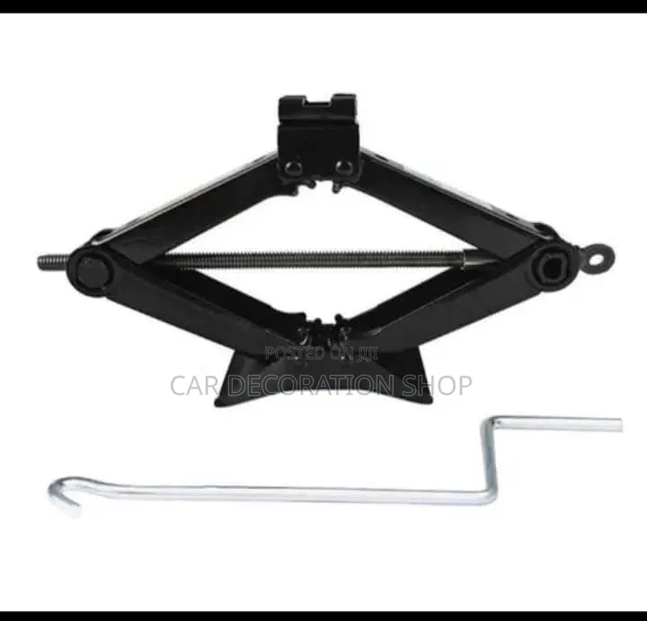 2ton Manual Scissor Jack With Metallic Lifting Handle