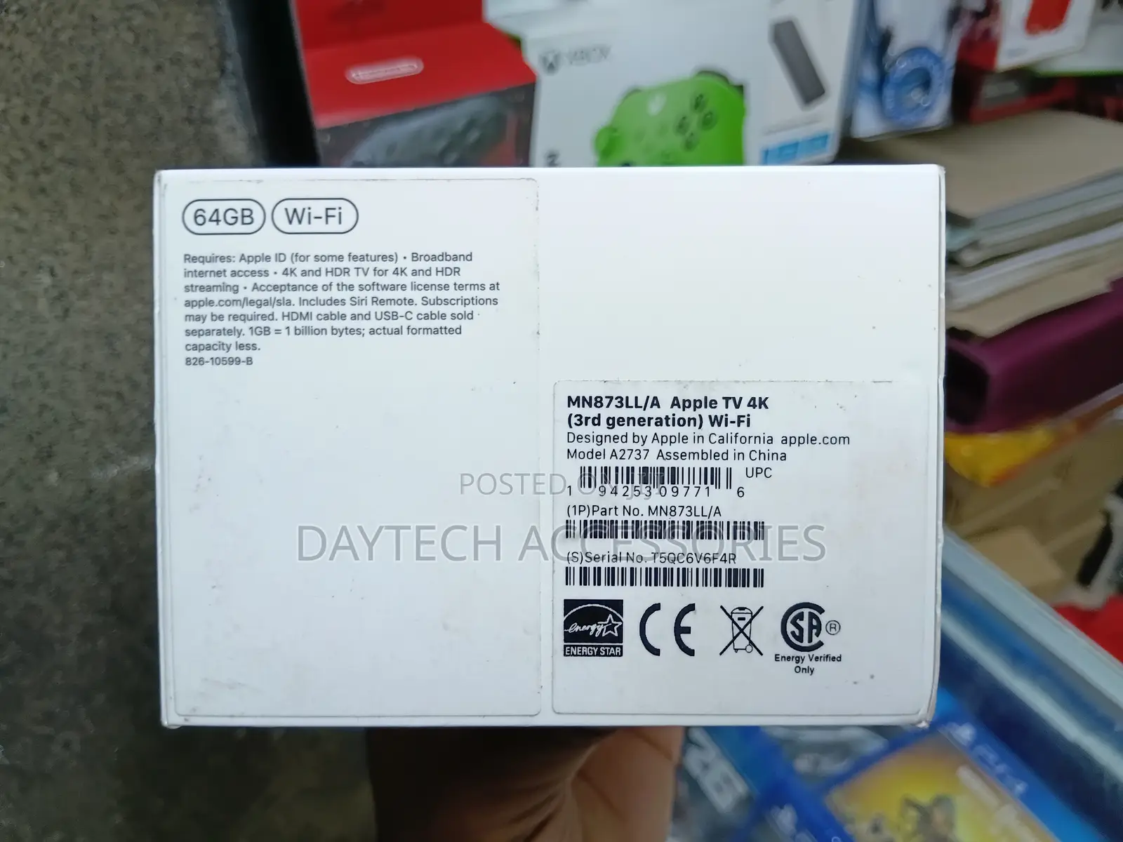 This Is an Apple Tv (3rd Generation) Featuring A15 Bionic Chip.