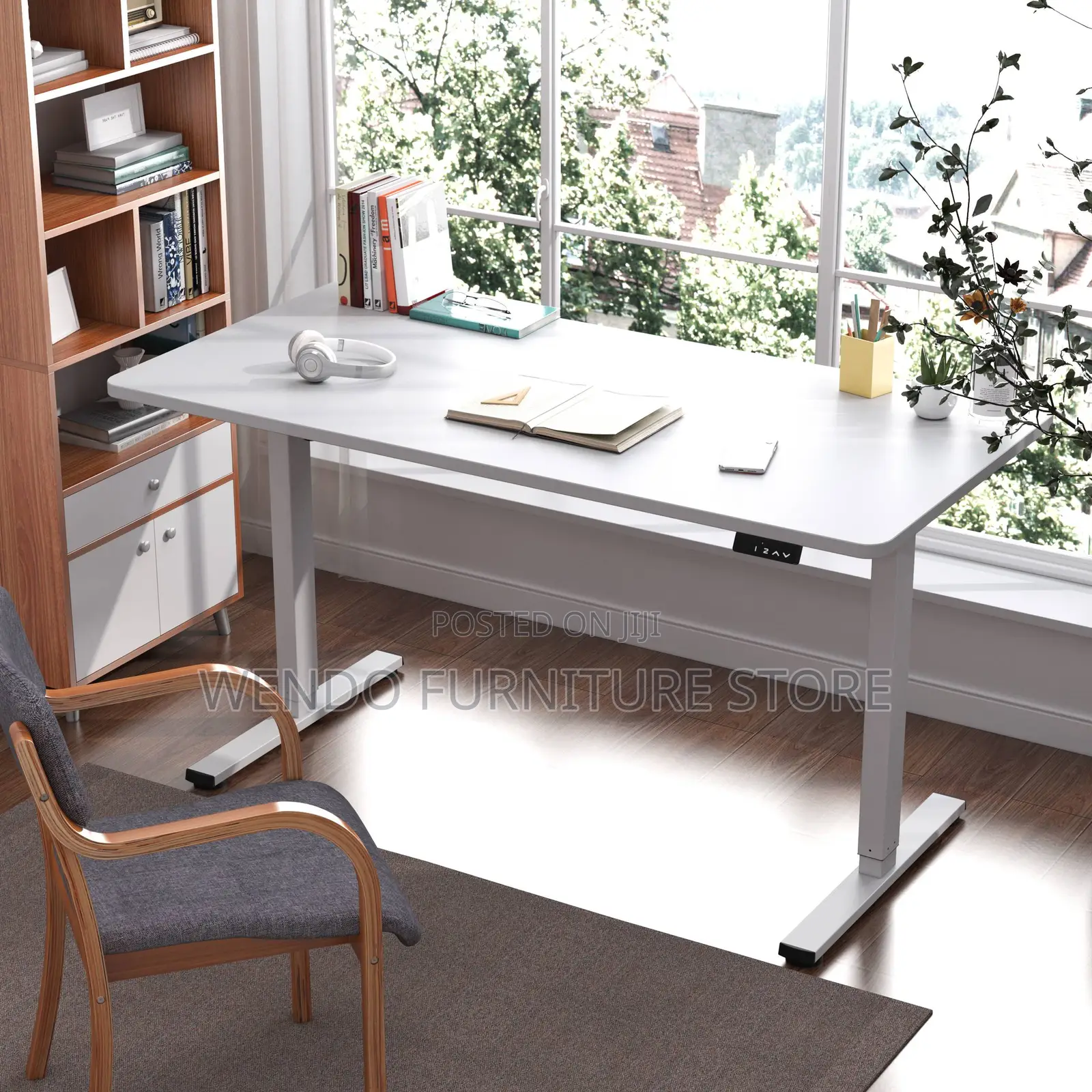 Office Desk; 1.8 Meters Adjustable Electric Home Desktop Desk