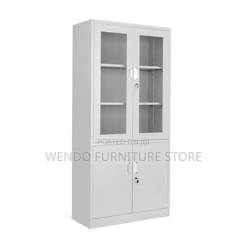 Office Cabinet; 2 Doors Executive Glass Front Office Cabinets