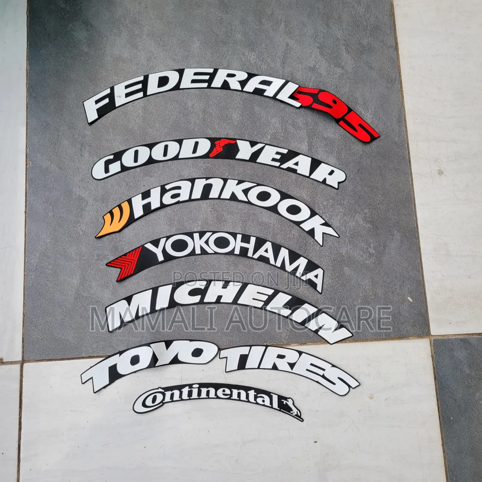 Tyre Decoration Stickers 8pcs Tire Stickers