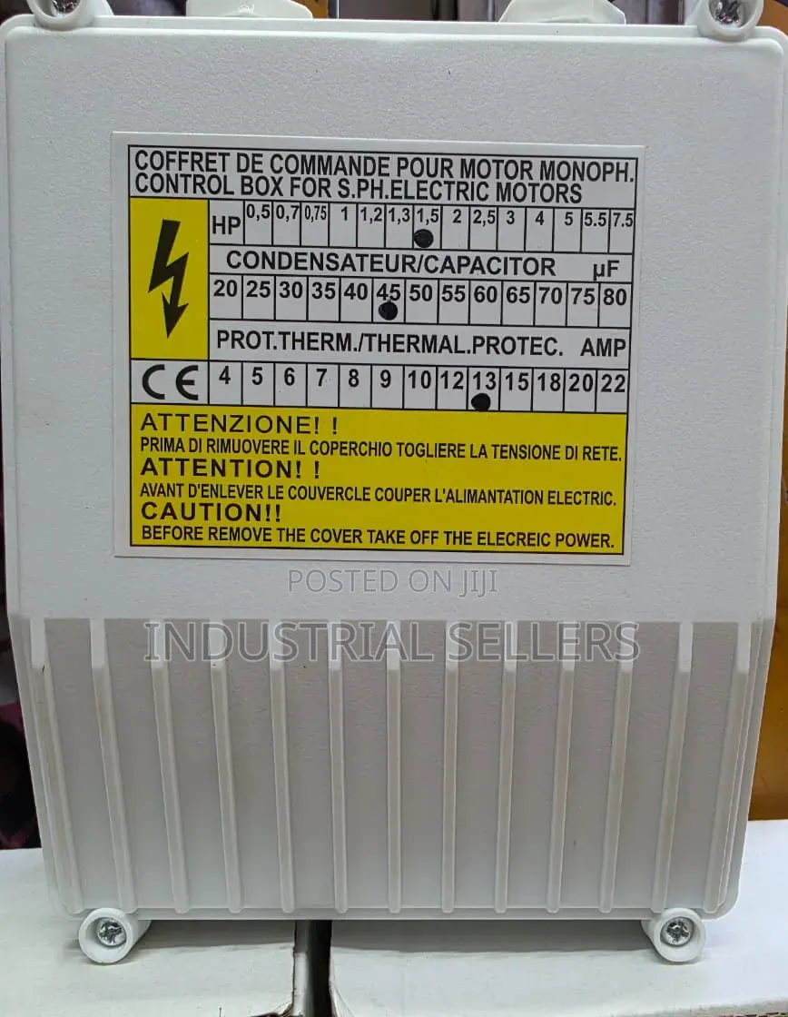 New Control Box Ideal for 4hp