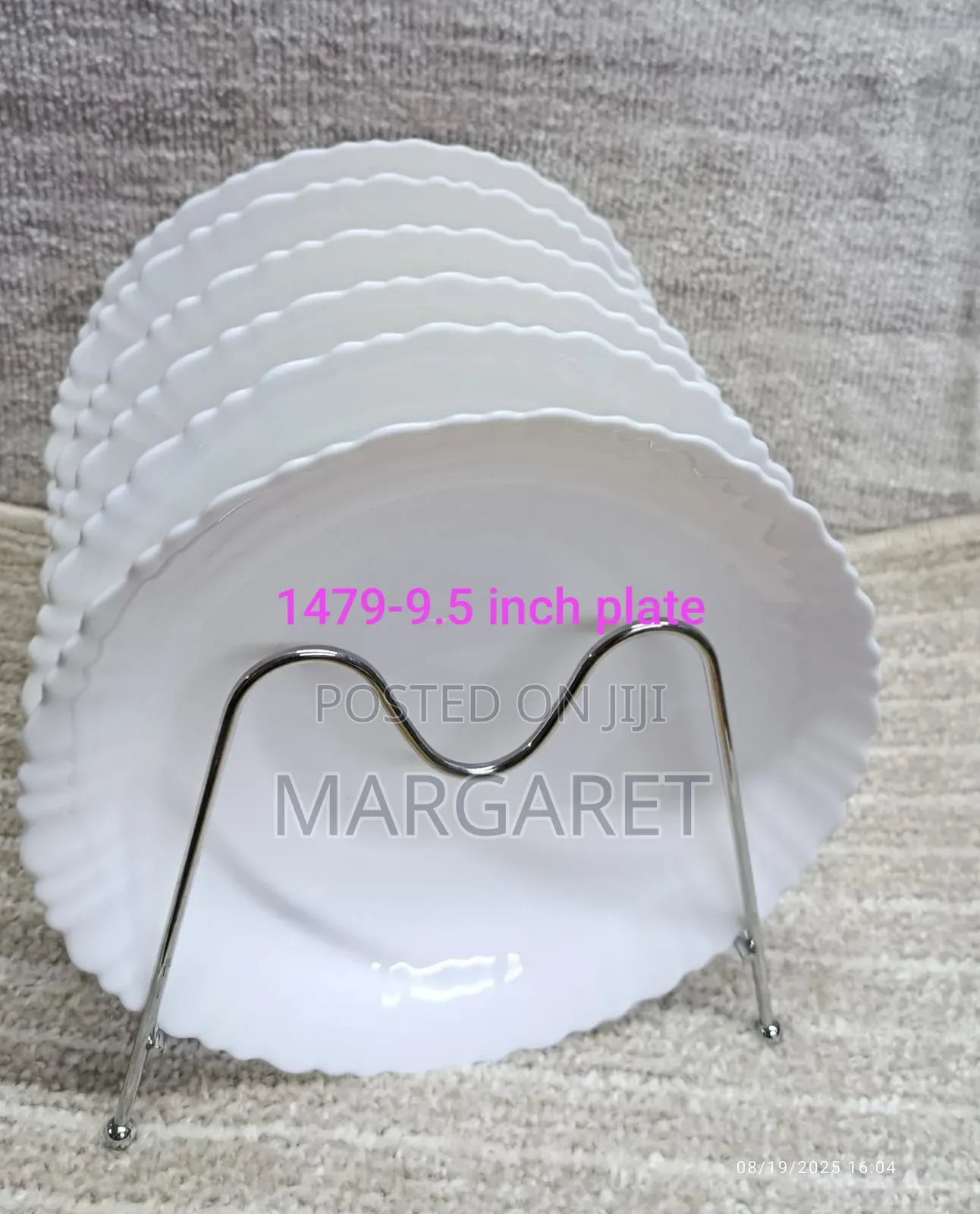  White Deep Plate
 1479