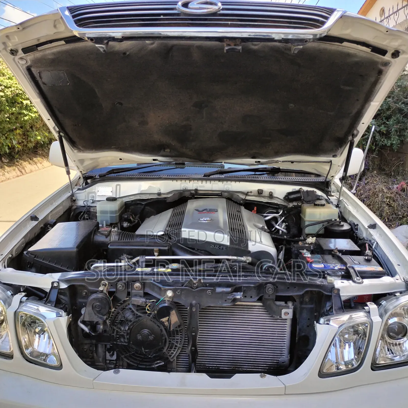 Toyota Land Cruiser 2001 White