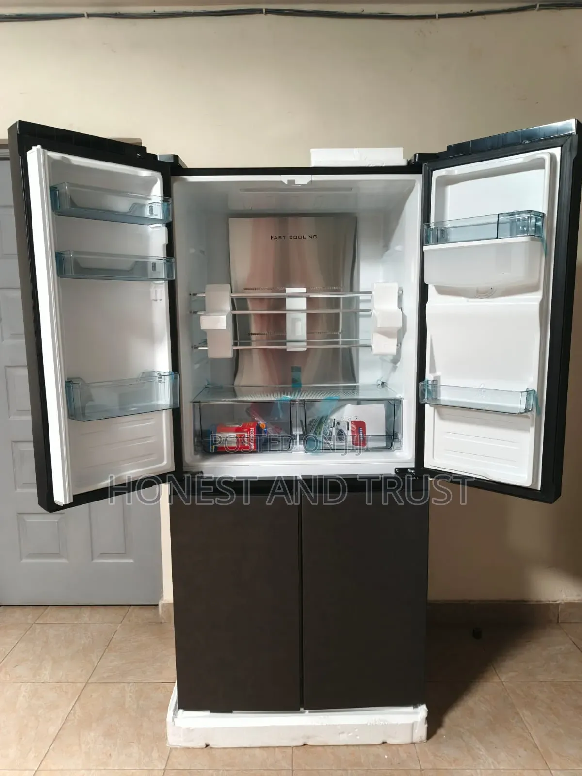 Ecomax 506 Litres Four Door Refrigerator With Dispenser
