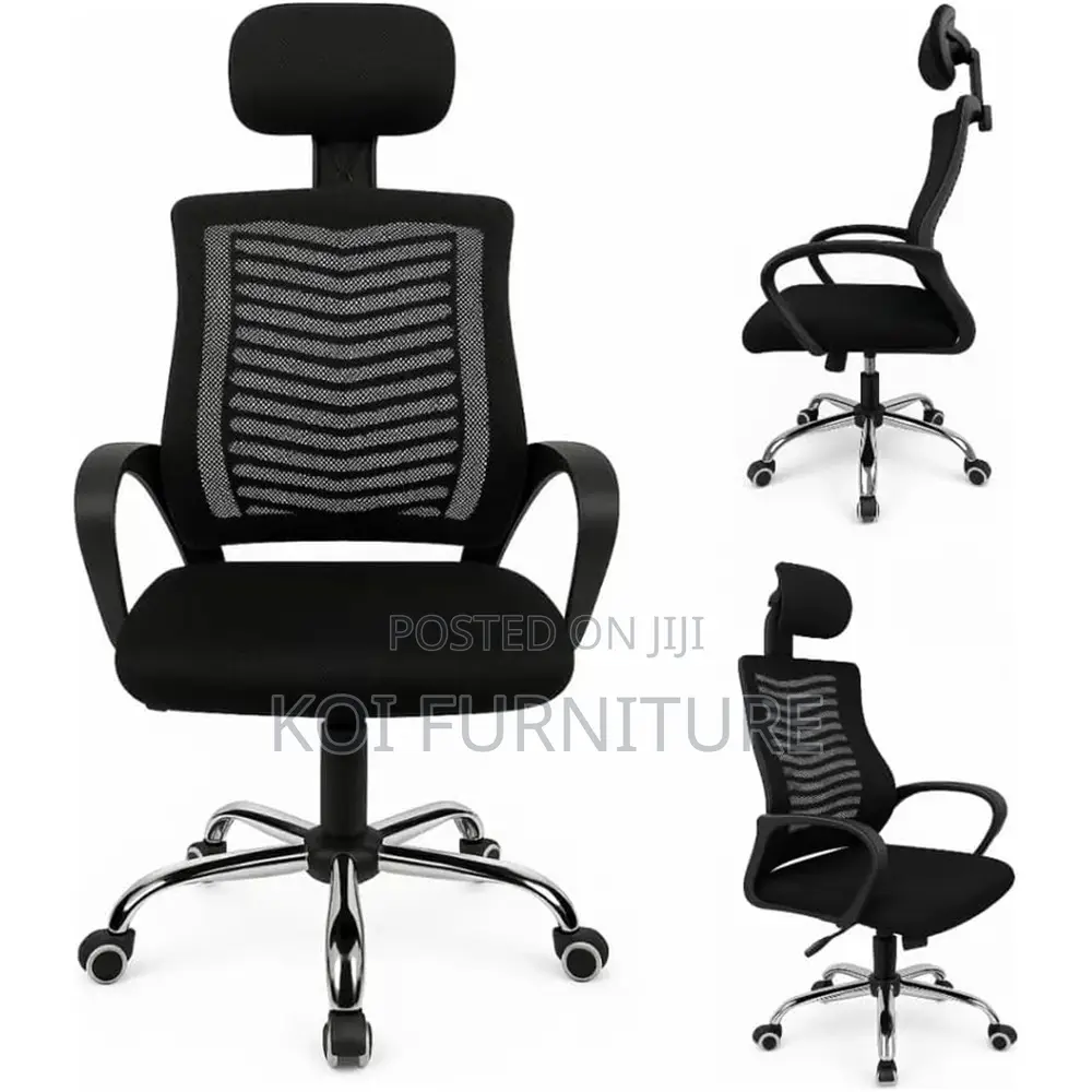 Office Chair : L12 High -Back Ergonomic Mesh Office Chair