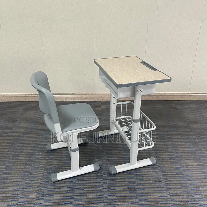 Kids Combo : Modern Adjustable Children’S School Desk and Chair Set