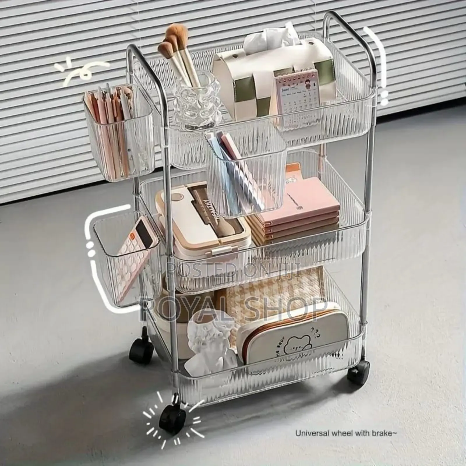 3layer Plastic Cosmetic Organizer