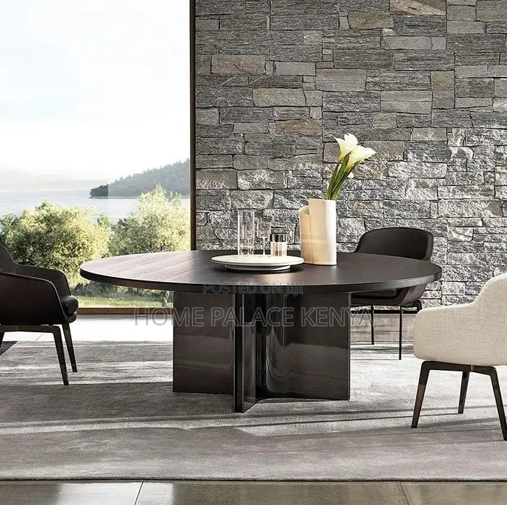 Dining Table: Leisure Wooden Table for Home Office Use