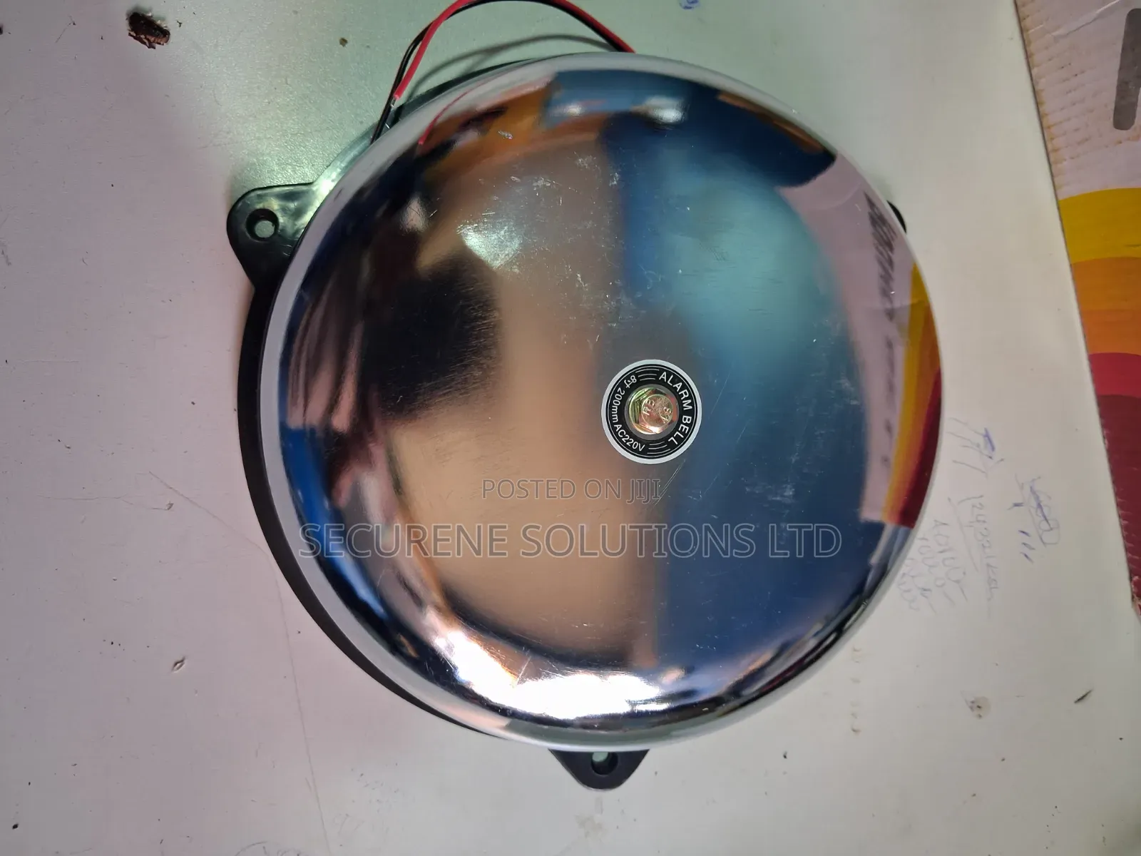 Electric SCH Bell 200mm Round Silver