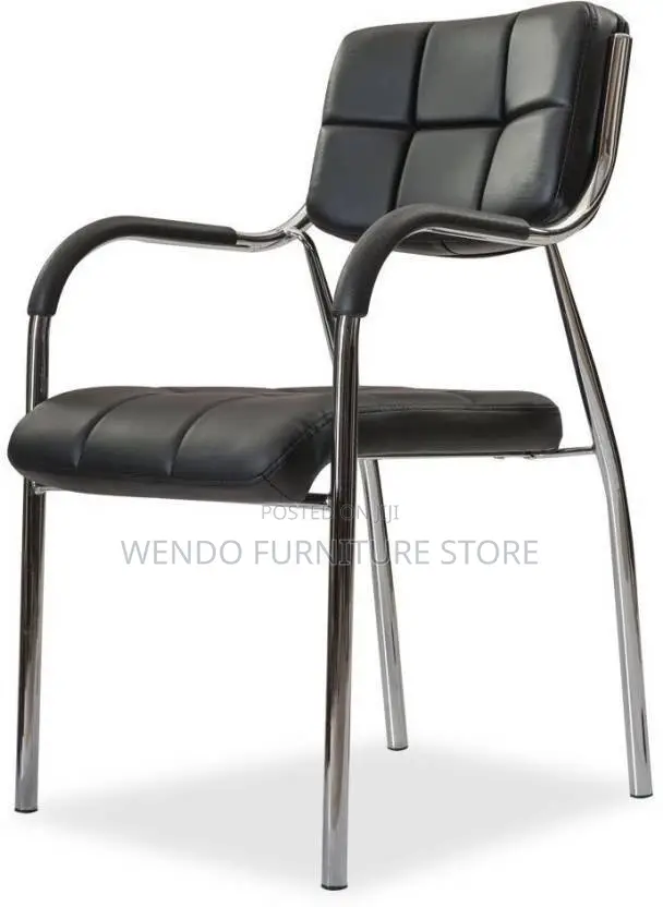 Office Chairs; Leather Armed Office Catalina Visitors Chairs