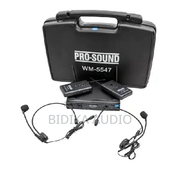 New Pro-Sound Wm5547 Dual Wireless Lapel Microphones