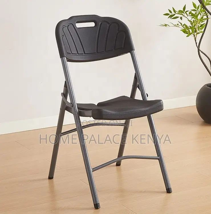 Outdoor Chair: Durable Hdpe Plastic Chair With Steel Frame