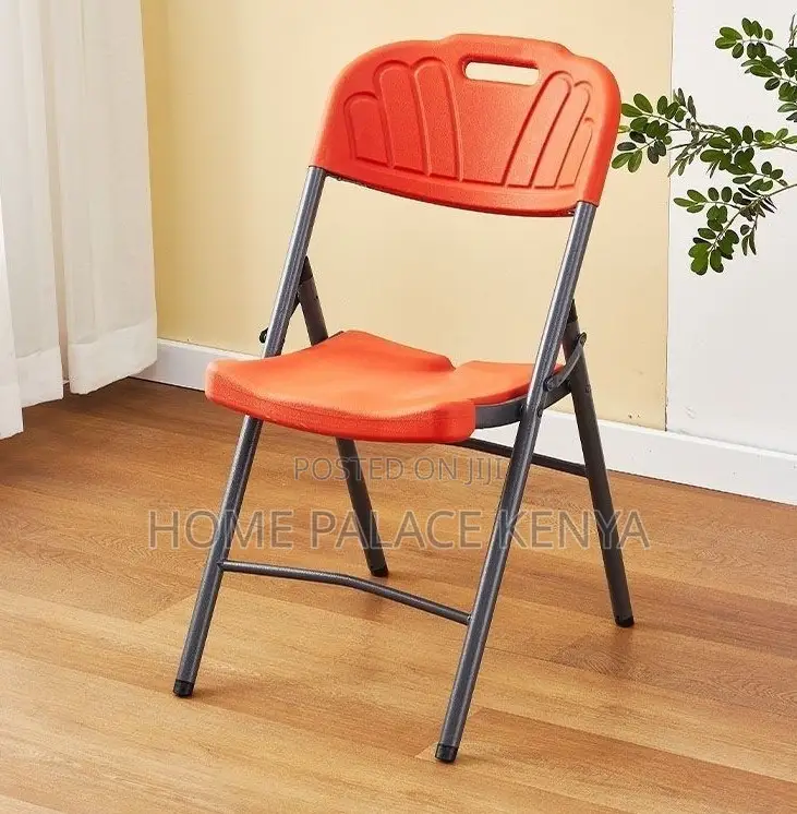 Outdoor Chair: Durable Hdpe Plastic Chair With Steel Frame
