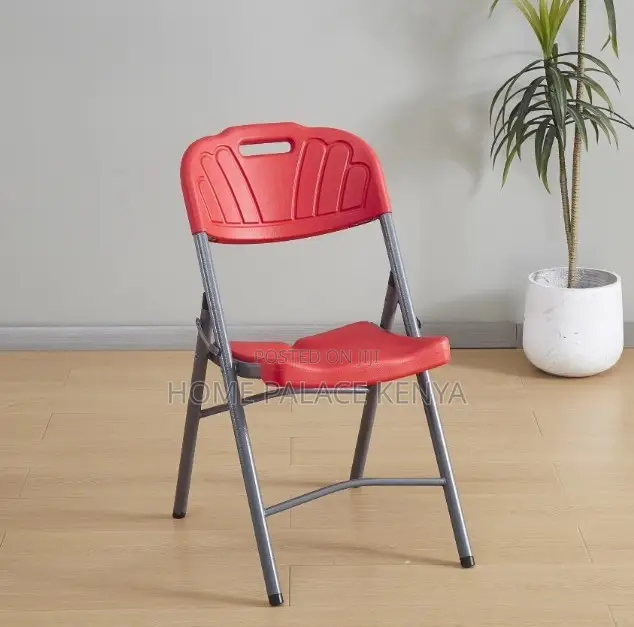 Outdoor Chair: Durable Hdpe Plastic Chair With Steel Frame