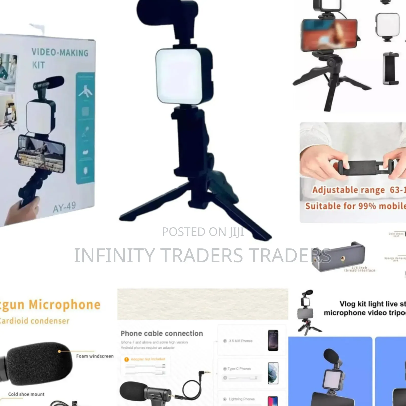 Ay-49 Video Making Kit With Microphone