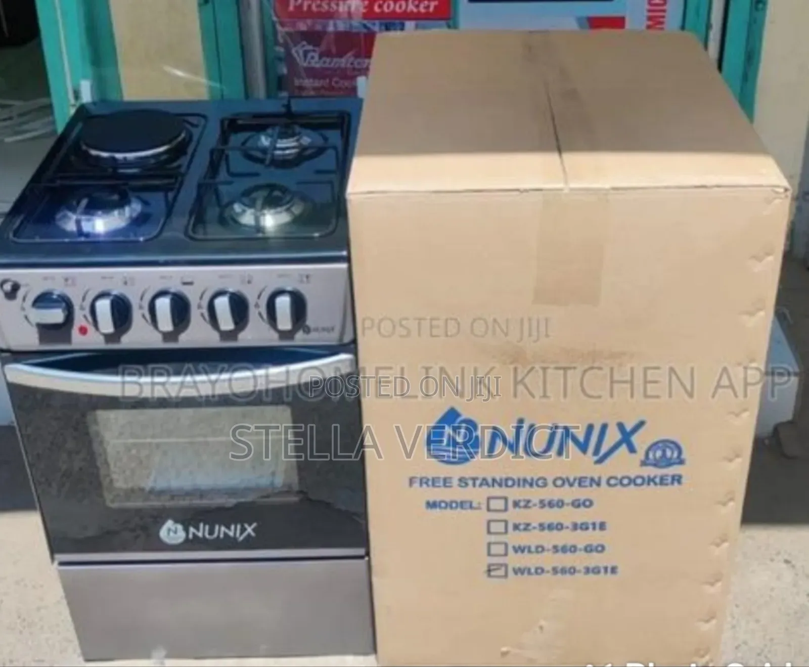 Nunix Free Standing Cooker