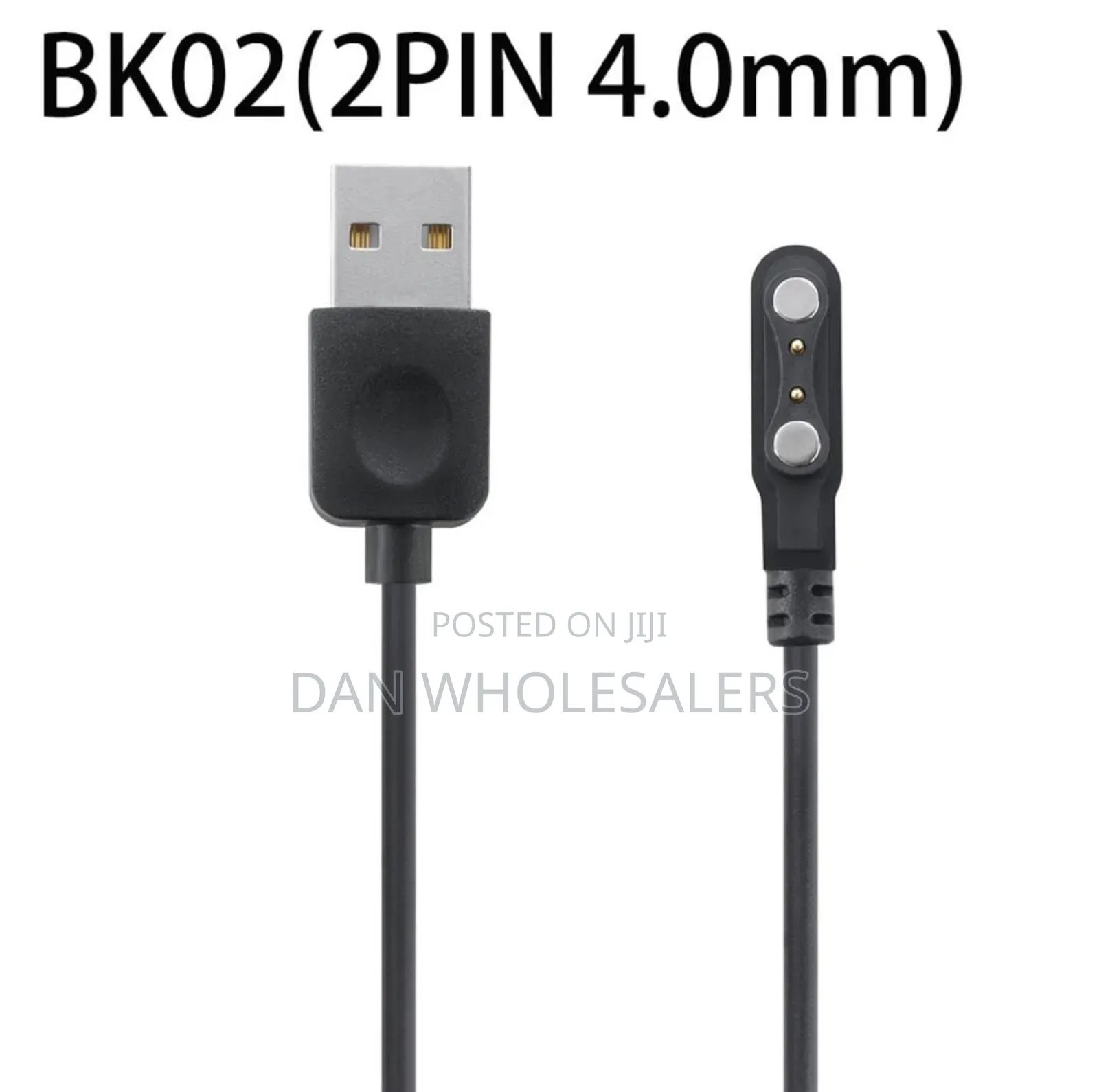 Magnetic Smart Watch *Bk02* Charging Cable