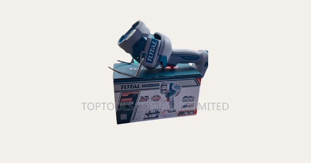 Total Cordless Work Industrial Lamp/Torch 20volts Strong 2500lumens