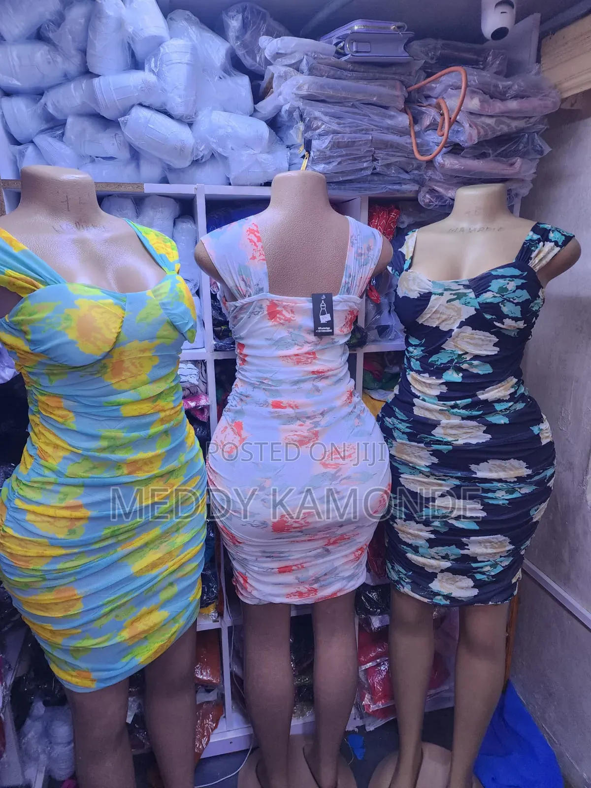 Classy Floral Bodycon Dress