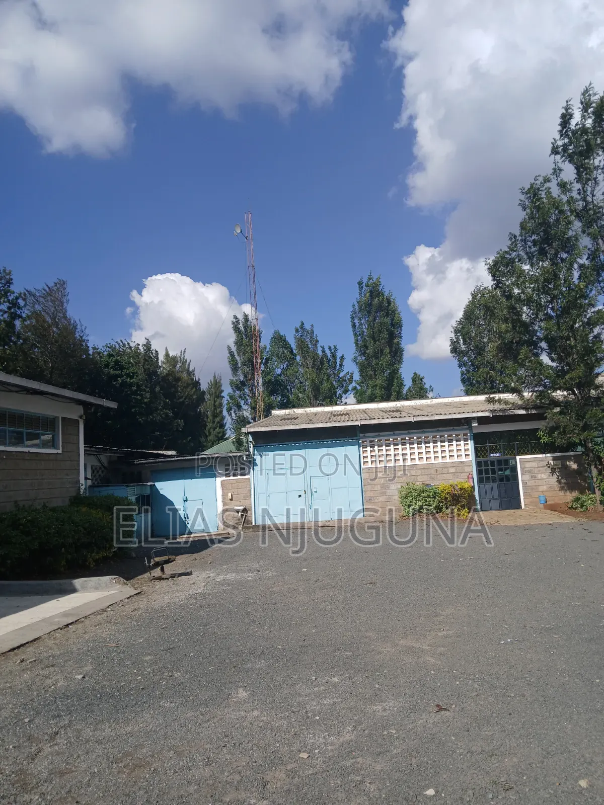 100ft×80ft Kasarani Plot for Rental, Off Thika Rd, Fenced, Godown.