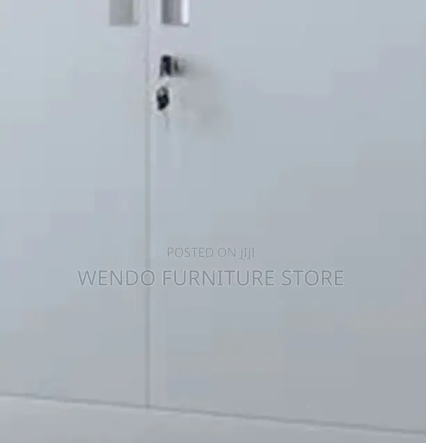 Office Cabinet; Wooden Executive Credenza With Key Lock Two Doors