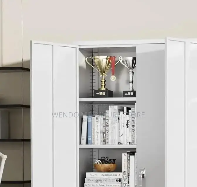 Office Cabinet; Lockable Filing Cabinet With Adjustable Shelves