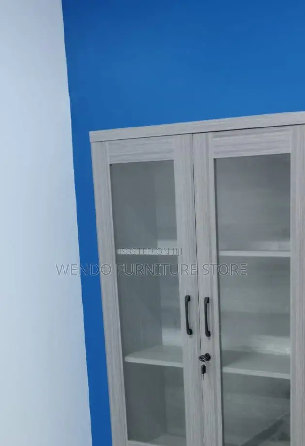 Office Cabinet; Executive Home Office Storage Cabinet With Three Doors