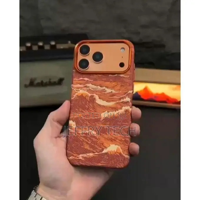 Case for iPhone 17promax Creative Luxury Crafted Protective Cae Orange
