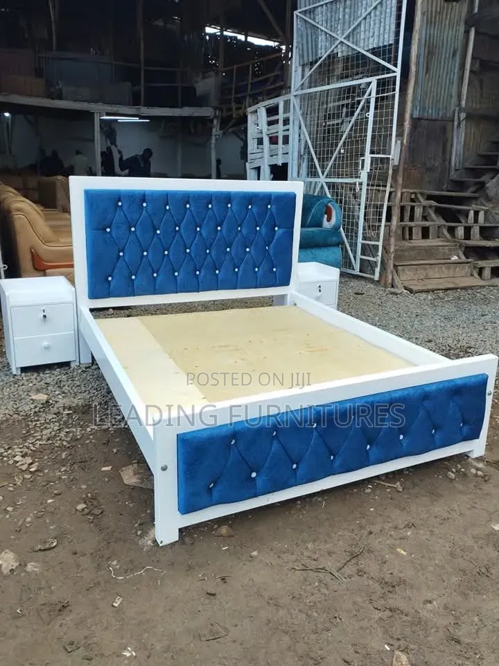 5x6 Color Blue Mocket Bed