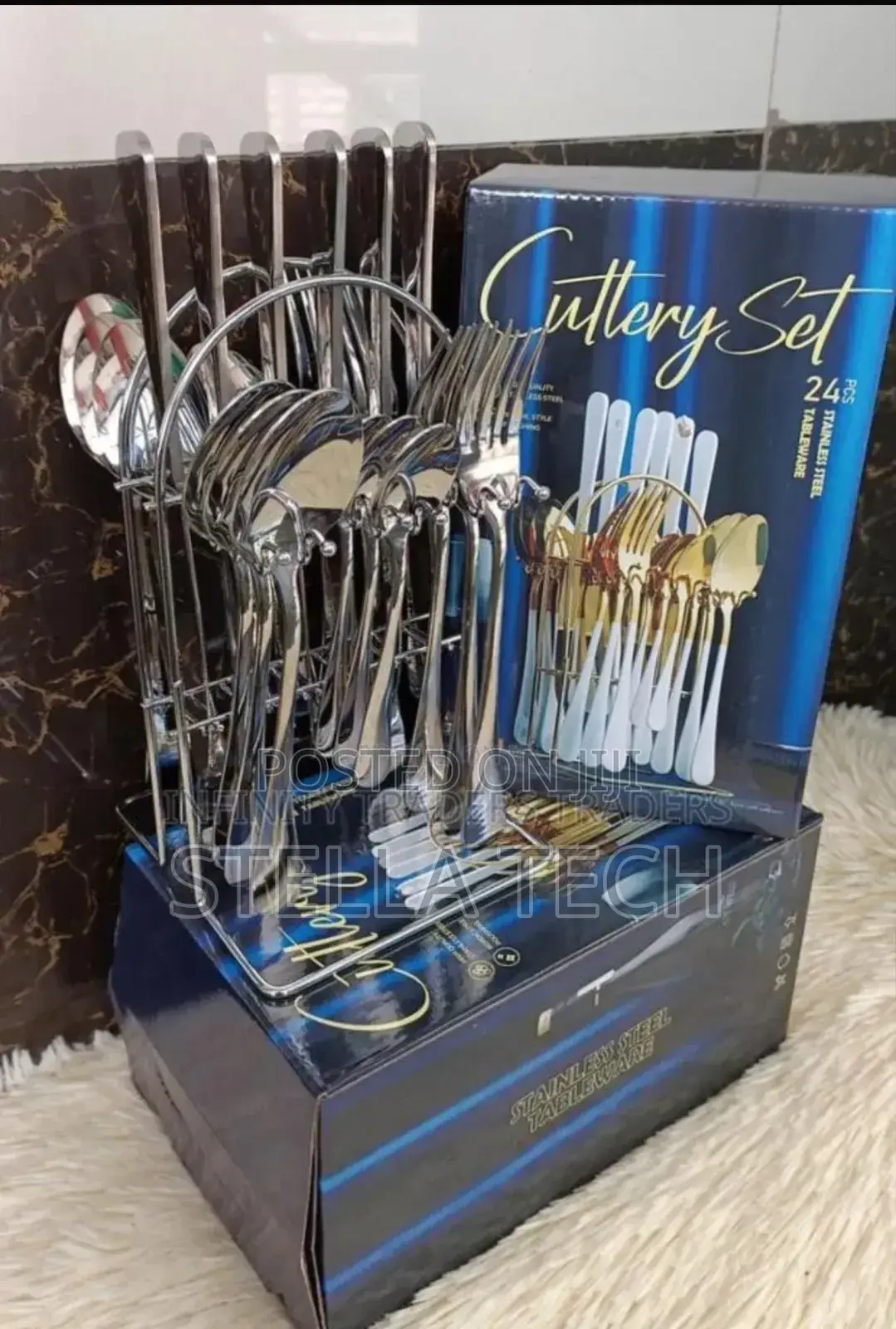24 Pieces Stainless Cultery Set