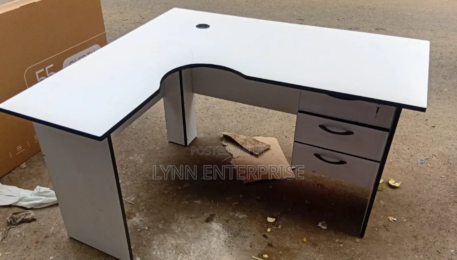 1.2m L Shaped Office Study Table/Desk 