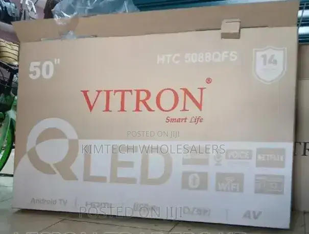 50" Smart Android Qled Vitron TV