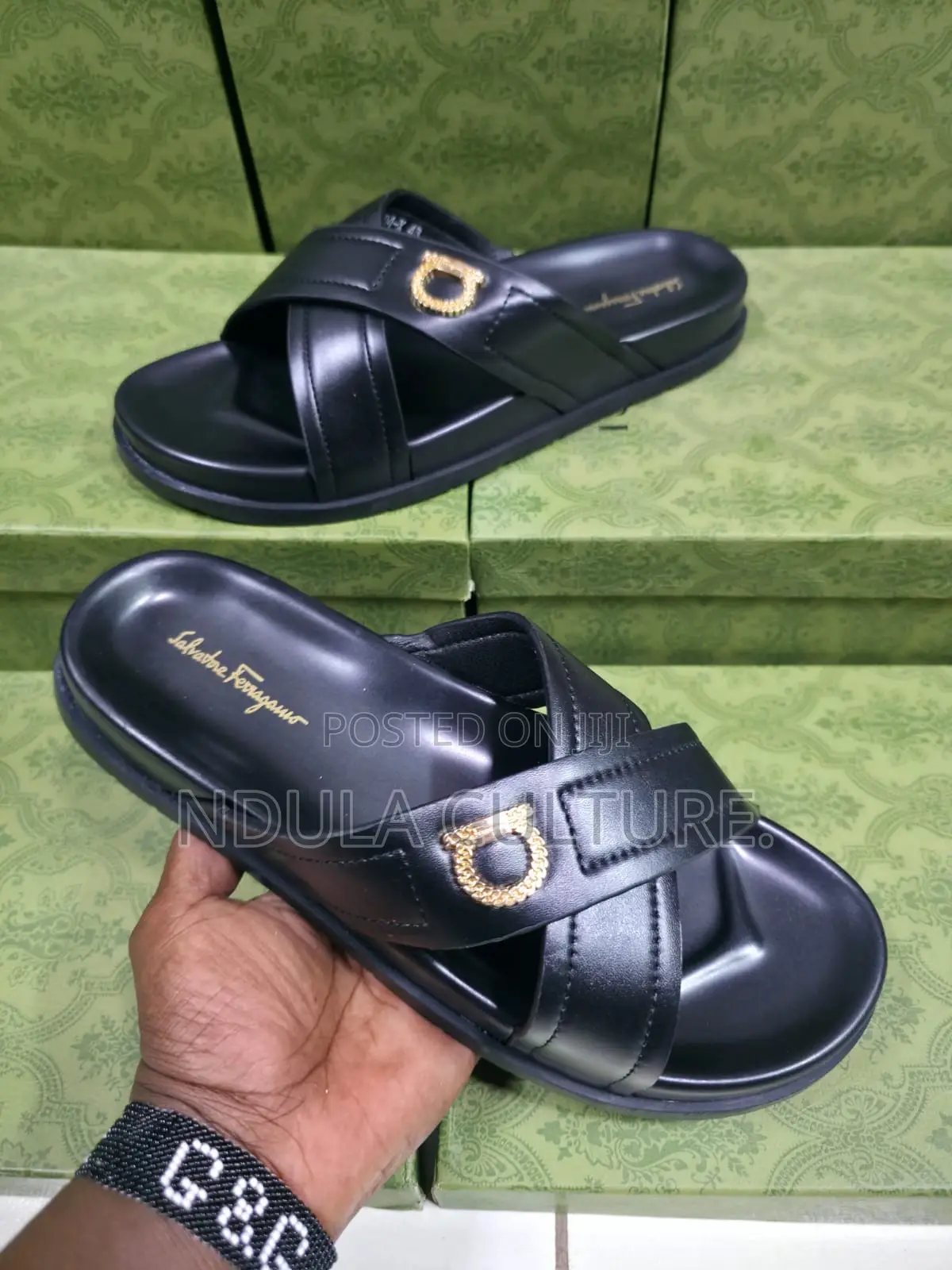 Salvatore Ferragamo / Versace / Louis Vuitton Sandals