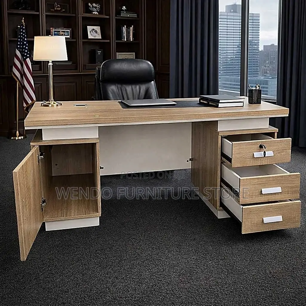 Office Desk; 1.4 Meters Executive Durable Luttore Desk