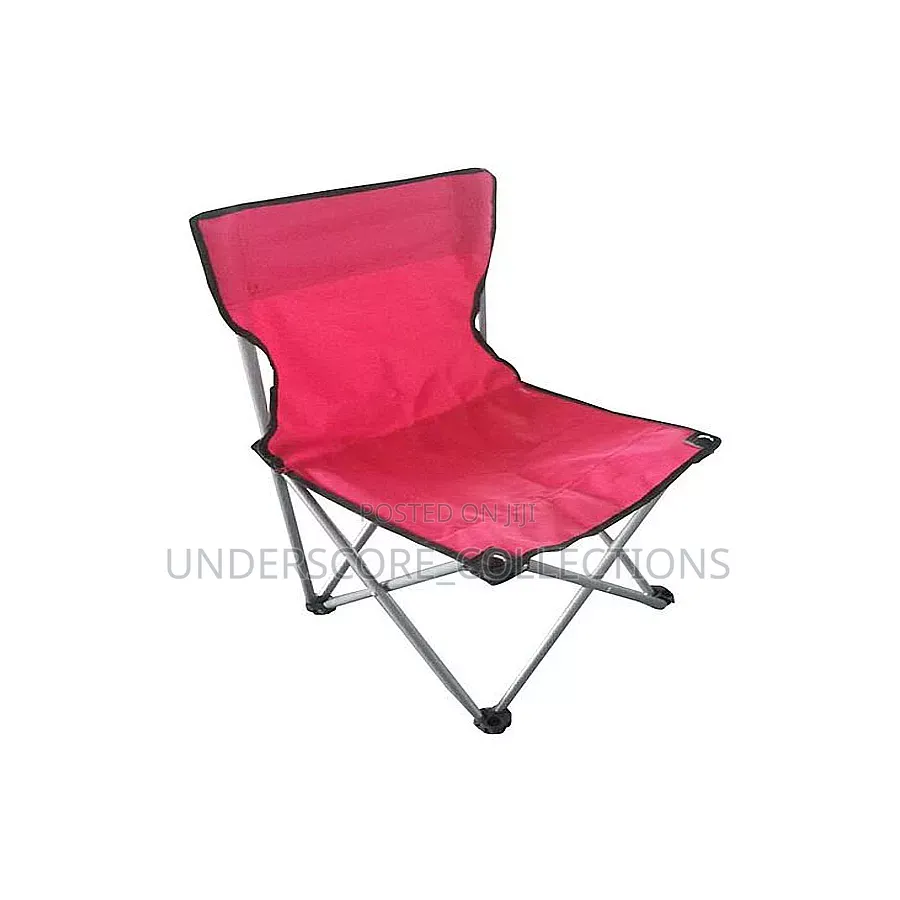 Red Portable Folding Camping Chair