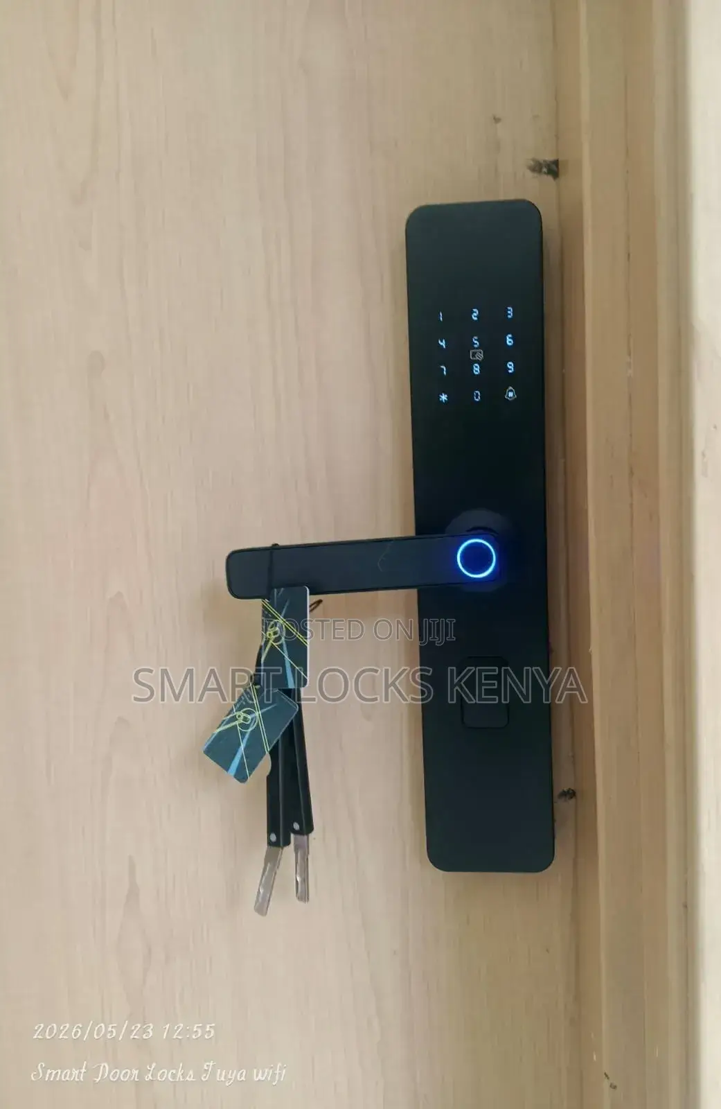 Smart Lock Automatic Security Biometric Fingerprints Password Cards