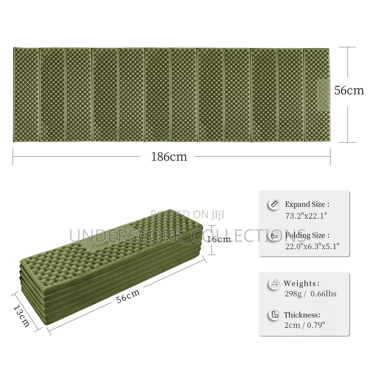 Acecamp Accordion-Style Foam Sleeping Pad