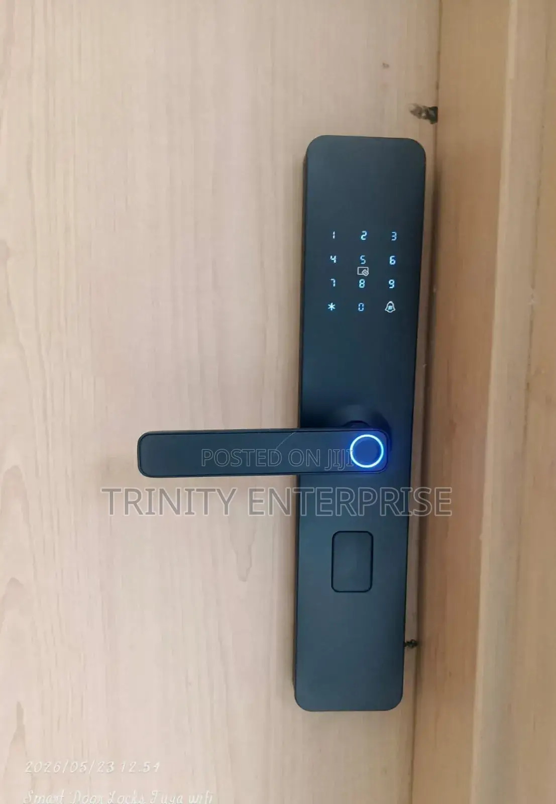 Tuya Biometric Smart Digital Locks With Fingerprint Unlock Options,
