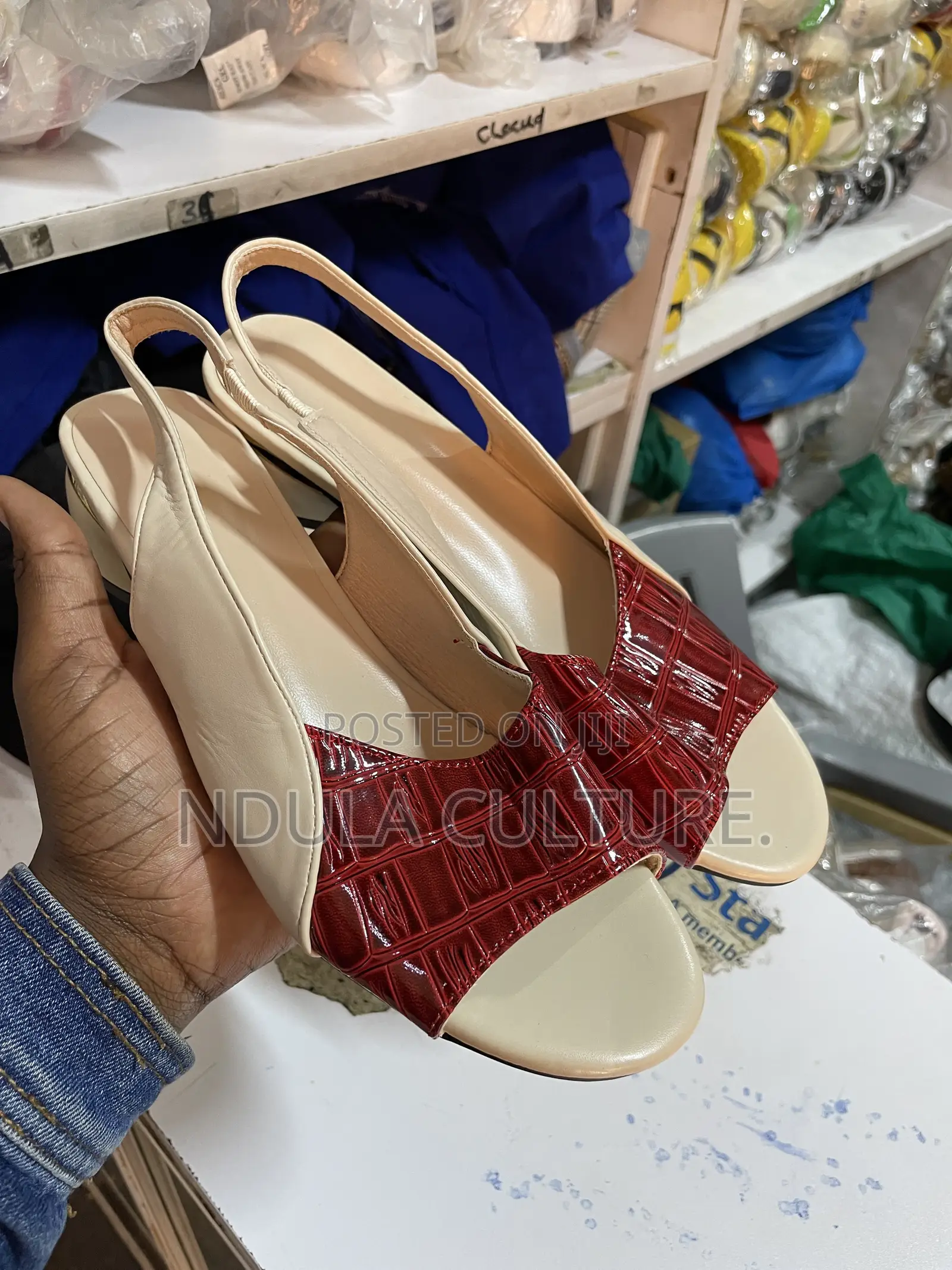 Ladies Fashion Peep Toe Block Heel Sandals