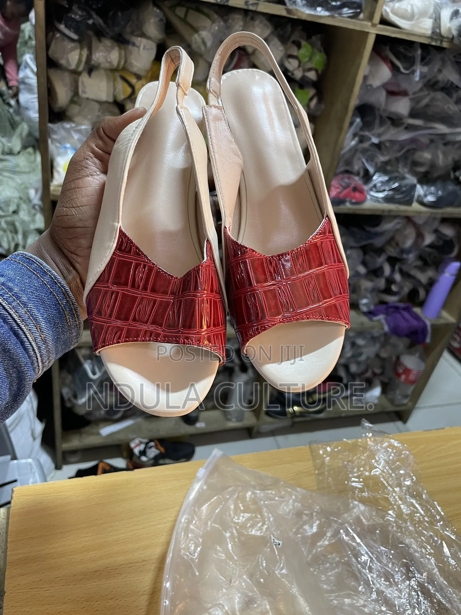 Ladies Fashion Peep Toe Block Heel Sandals