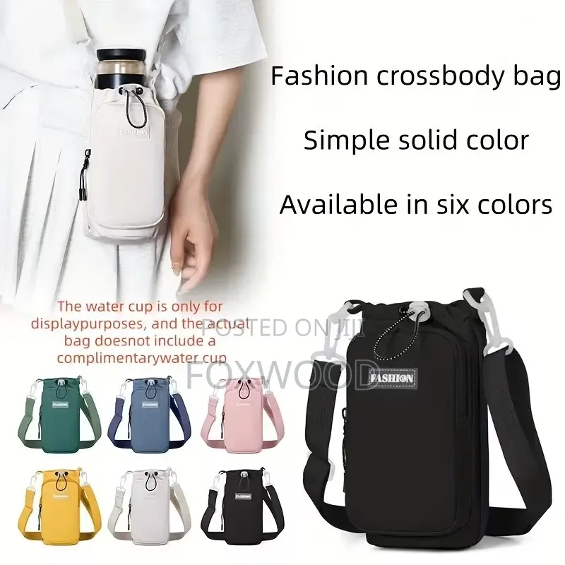 Draw String Bag Holder With Strap