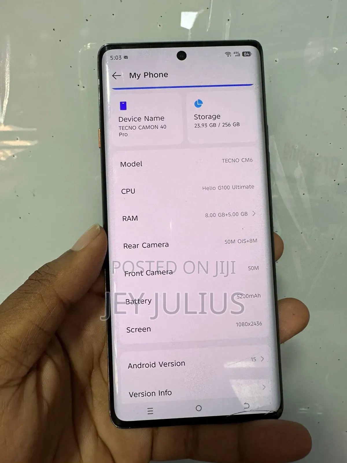 Tecno Camon 40 Pro 4G 256 GB Green