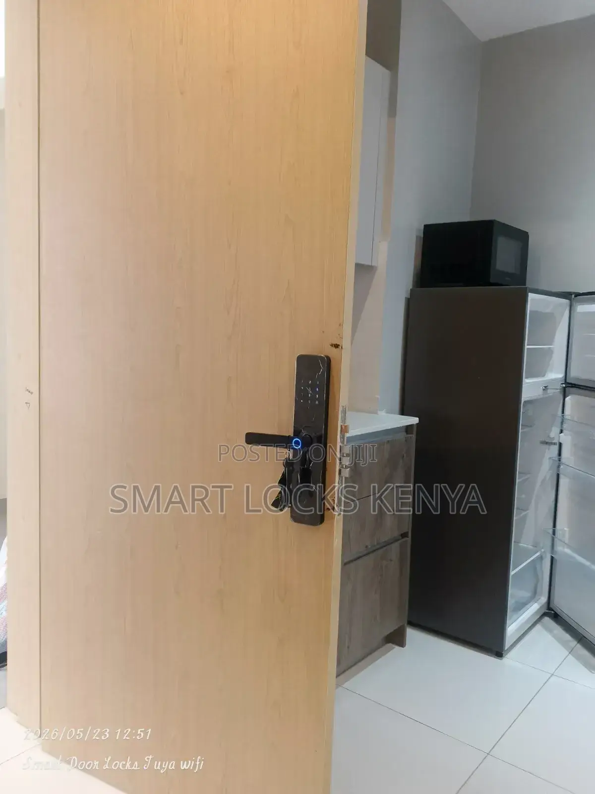 Tuya Wifi Smart Door Fingerprint Lock Smart Home Waterproof Lock Door