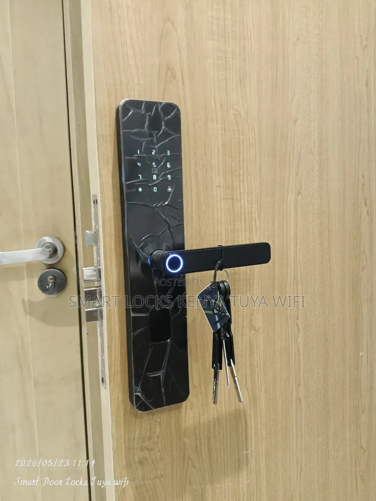 Tuya Wifi Smart Lock With Fingerprint ,Card,Password and App Control