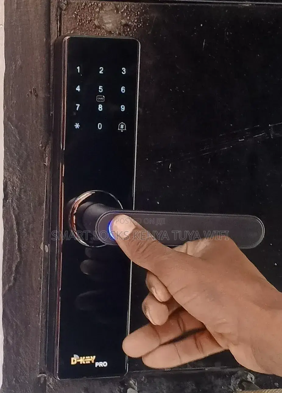 Lock Door Lock Black in Color